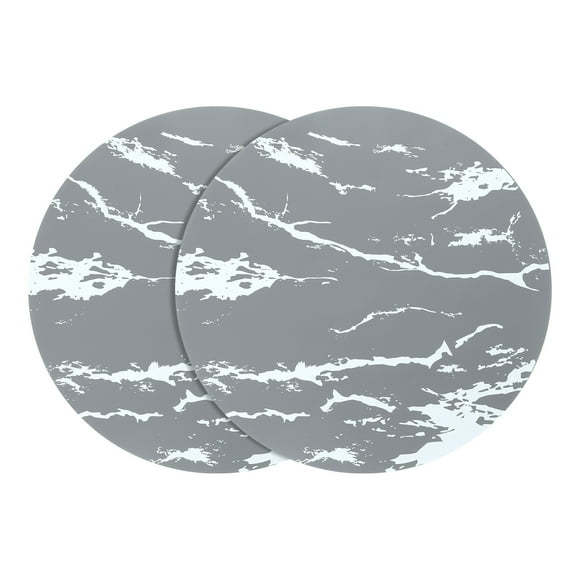 2 piezas de alfombrillas protectoras para cocina de inducción, protector de estufa de inducción, patrón de mármol (gris)