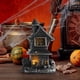 thumbnail image 4 of Hengsof - Juego de accesorios para Halloween Village, figuras en miniatura de Halloween, adornos para casas, ramas desnudas, lápidas LED, estatuas de calabazas esqueléticas, arañas falsas, decoración, 4 of 4