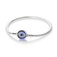 thumbnail image 3 of Bracelet chaîne serpent cœur en argent 925 pour femmes, nœud infini, fermoir papillon infini, bijoux cadeau, 3 of 5
