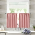 thumbnail image 2 of Short Curtains Half Window Curtains for Bedroom, Kitchen Curtain Tiers for Windows, Energy Saving Drapes for Bathroom Shades, Wide 30 x Long 36 inches, 2 of 4