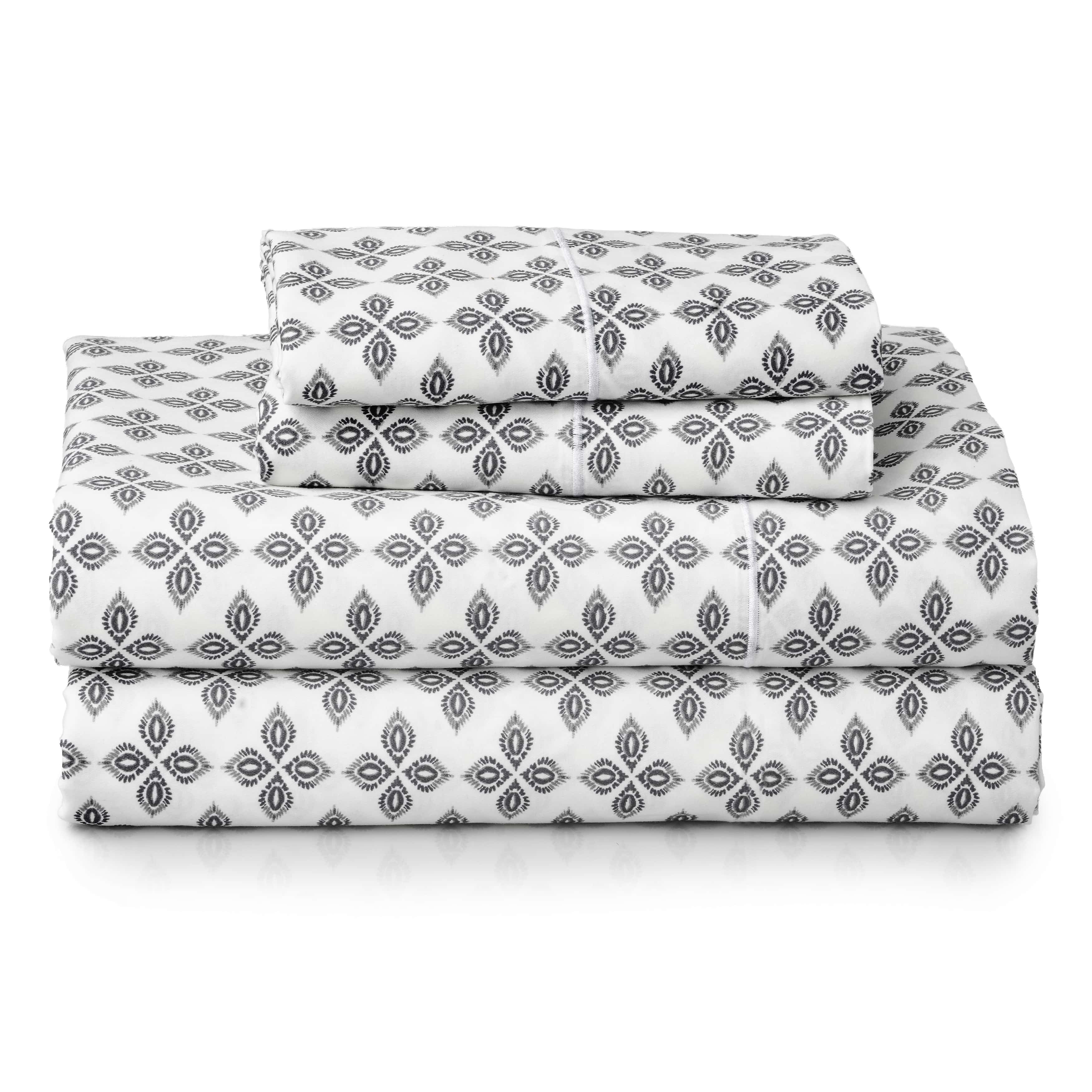 Better Homes & Gardens 400 Thread Count Hygro Cotton Bed Sheet Set, Full, Zaiby Ditsy