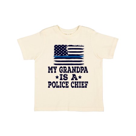 

Inktastic Police Chief Grandpa Law Enforcement Gift Toddler Boy or Toddler Girl T-Shirt