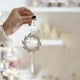 thumbnail image 4 of Christmas Tree Decorations Glitter Lace Snowflake Heart Butterflies Hangings Christmas Ornament, 4 of 6
