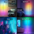 thumbnail image 5 of DAYBETTER Led Corner Floor Lamp, Smart Floor Lamp with APP&Remote, 16 Million Colors Changing, Music sync,Timing, Modern Corner led Light for Bedroom Living Room and Gaming Room., 5 of 6