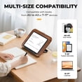 thumbnail image 4 of SupeDesk Wooden Adjustable Book Stand, 13-Level Height & Angle, 15°–65° Tilt, Foldable Tablet & Laptop Holder for 7–17" Devices with Sliding Ball-Head Page Clip, 4 of 6