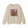 thumbnail image 3 of Cute Haunted House Sweatshirt, Vintage Style Halloween Sweatshirt, 3 of 6