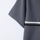 thumbnail image 5 of pstuiky Camisas de manga corta para hombre, Camisa informal de manga corta con solapa y botones para hombre, color liso, para ejercicio camisetas de hombre s, 5 of 8
