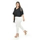 thumbnail image 2 of Blusa con nudo al frente Roman Fashion /Tallas Extras, 1813 (Negro) negro 40, 2 of 6