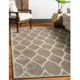 thumbnail image 2 of Unique Loom Trellis Geometric Modern Area Rugs, Beige, 2 of 8