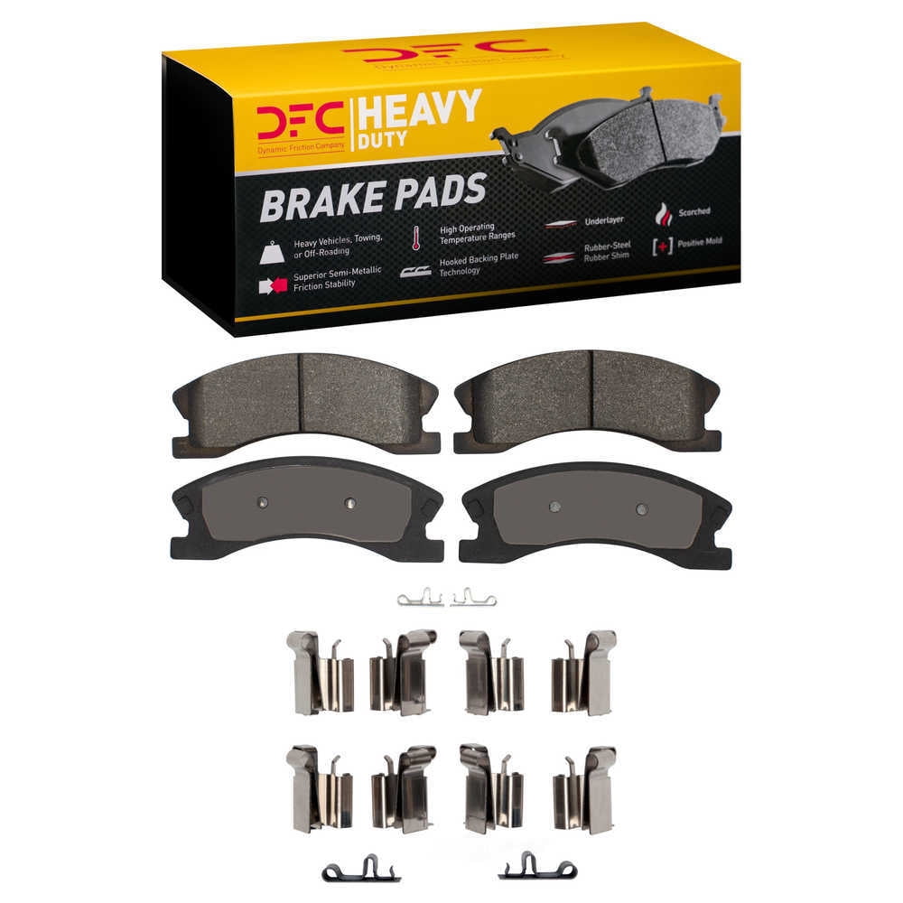 Dynamic Friction Company 1214-0945-01 DFC Heavy Duty Pads and Hardware Kit