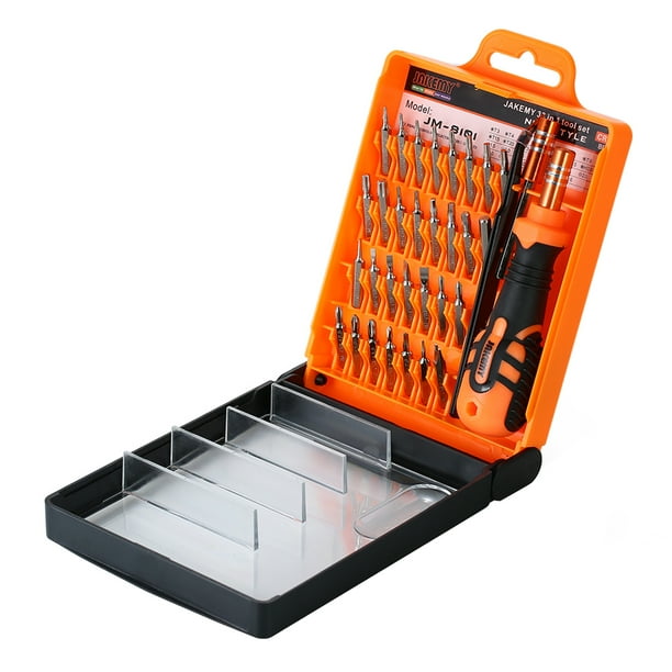 Amdohai JAKEMY 33 in 1 Screwdriver Set Magnetic Screw driver Bits Screw Driver Multi functional Tool Kit Electronic Maintenance for Mobile Phone