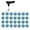 Blue, variant on 28pack Golfs Cleats Secure Stability Spikes Professional Golfs Shoe Men Spikes for Enhancea Grip on Various Terrains
