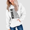thumbnail image 4 of Gubotare Hoodies for Teen Girls Girl's Casual Hoodie Pattern Print Loose Fit Pullover Sweatshirt Size 11-12 (White,11-12 Years), 4 of 6