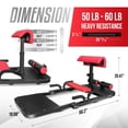 thumbnail image 4 of Yes4All Versatile Hip Thrust, Glute, and Sissy Metal Squat Machine for Home Gym Training, 4 of 9