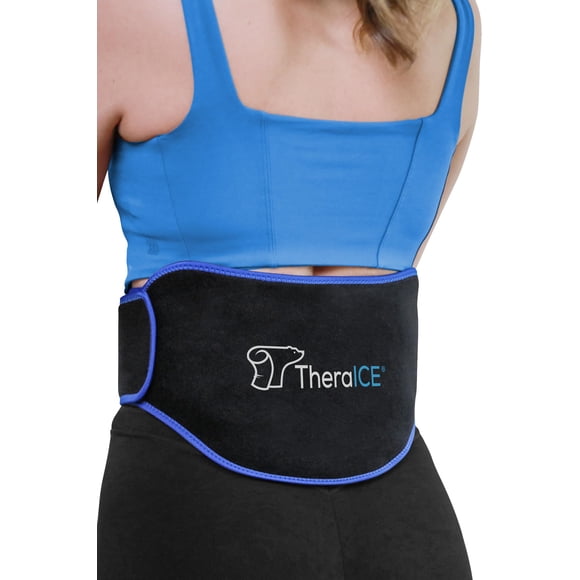 Faja lumbar con compresas de frío y calor TheraICE, paquete de 2