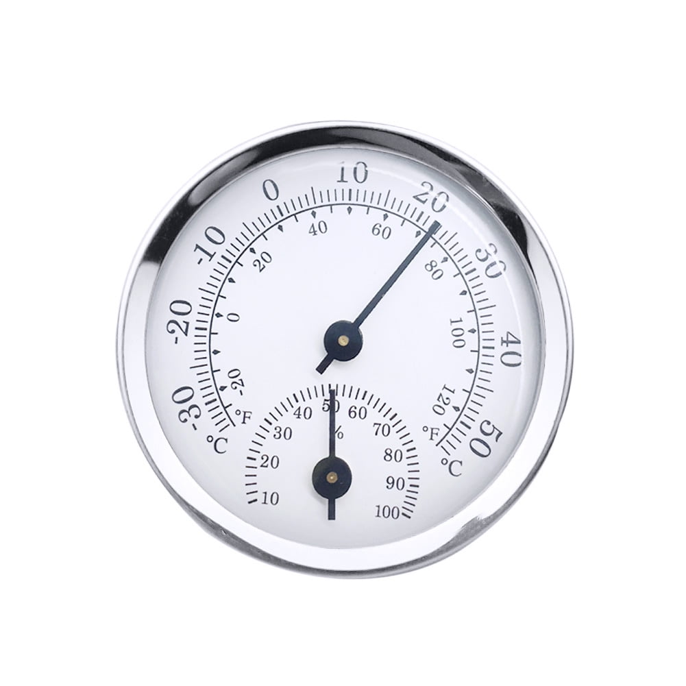 Min Max Thermometer Hygrometer Wall Mount Hanging Analog Temperature Humidity 