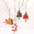 thumbnail image 2 of Wosthever Colgante de Navidad Metal de hierro decorativo DIY escaparate de ventana decoración colgante de Navidad ambientes festivos decoración de Año Kits de decoración para fiestas Blanco Wosthever HA067629-02, 2 of 6