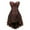 Brown J, variant on Elainilye Fashion Women's Shapewear Bodysuits Lace Goth Court Corset Bodysuit Body Shapewear Sets,Brown