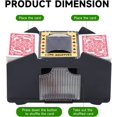 thumbnail image 6 of Automatic Card Shuffler 1/2/4/6 Decks, Electric Battery-Operated Shuffler, Casino Card Game for Poker, Home Card Game, UNO, Phase10, Texas Hold'em, Blackjack, Home Party Club Game, 6 of 13