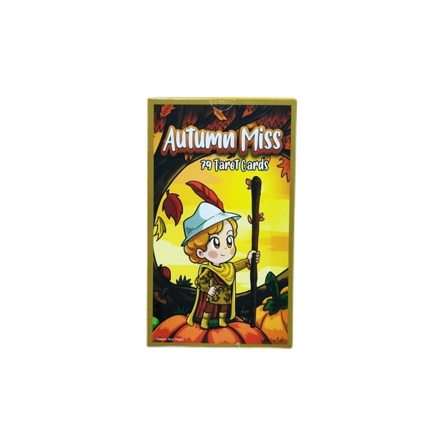 Juego de cartas Tarot Deck Autumn Miss Family con 1 juego de cartas