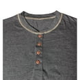 thumbnail image 6 of Mens Shirts Under $10 Mens Shirts Long Sleeve Casual Classic Henley Cotton T-Shirts Lightweight Button Tee Shirts, 6 of 6