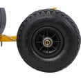 thumbnail image 7 of Tabaray Snow Shovel with Wheels - 29" Blade, Adjustable Angle Handle, Ergonomic Design for Quick Snow Removal, 10" Wheels (Yellow), 7 of 7