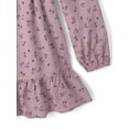 thumbnail image 4 of The Children's Place Girls Long Sleeve Floral Ruffle Dress, Sizes XS-XXL, 4 of 4