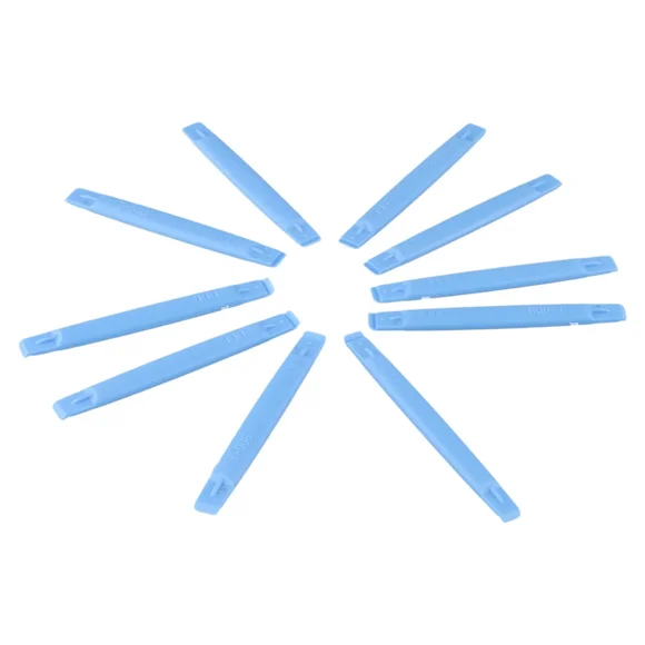 10pcs 83mm Light Blue Plastic Opening Tool Cross Crowbar DIY Spudger Cylindrical Pry Tools For Opening Digital Devices