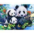 thumbnail image 3 of Thread Tree Three Pandas Punto de cruz completo 11CT Algodón DIY Impreso Kits de arte (5) FLhrweasw Nuevo, 3 of 9