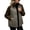 Army Green 10, variant on Karymi Zip‑Up Quilted Padded Jackets for Women, Stand Collar Cable Knit Raglan Sleeve Patchwork Winter Outerwear with Side Pockets