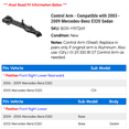 thumbnail image 2 of Control Arm - Compatible with 2003 - 2009 Mercedes-Benz E320 Sedan 2004 2005 2006 2007 2008, 2 of 2