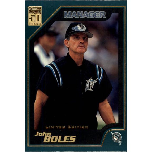 2001 Topps Limited #336 John Boles MG MLB Baseball Trading Card