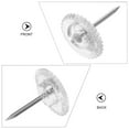 thumbnail image 5 of Dosaele 100 Pcs Piques Transparentes pour Tableau Blanc, Piques Transparentes pour Pouce, Tableau de Bord, 5 of 5