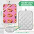 thumbnail image 6 of Yayeee Pot Holders Kitchen Heat Resistant with Pockets 7"x9.8" Cotton Oven Cooking Hot Pads, Pink Doughnuts, 6 of 7