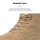 thumbnail image 2 of Botas de nieve forradas de piel con cordones para hombre, botines cálidos de invierno, ligeros Wdftyju Tenis De Mujer Tenis De Hombre, 2 of 8