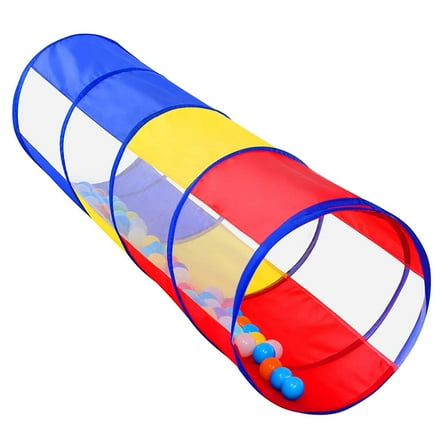 Wilwolfer Polyester Kids Play Tunnel Tent for 3-6 Years Toddlers Indoor Outdoor Crawl Tube