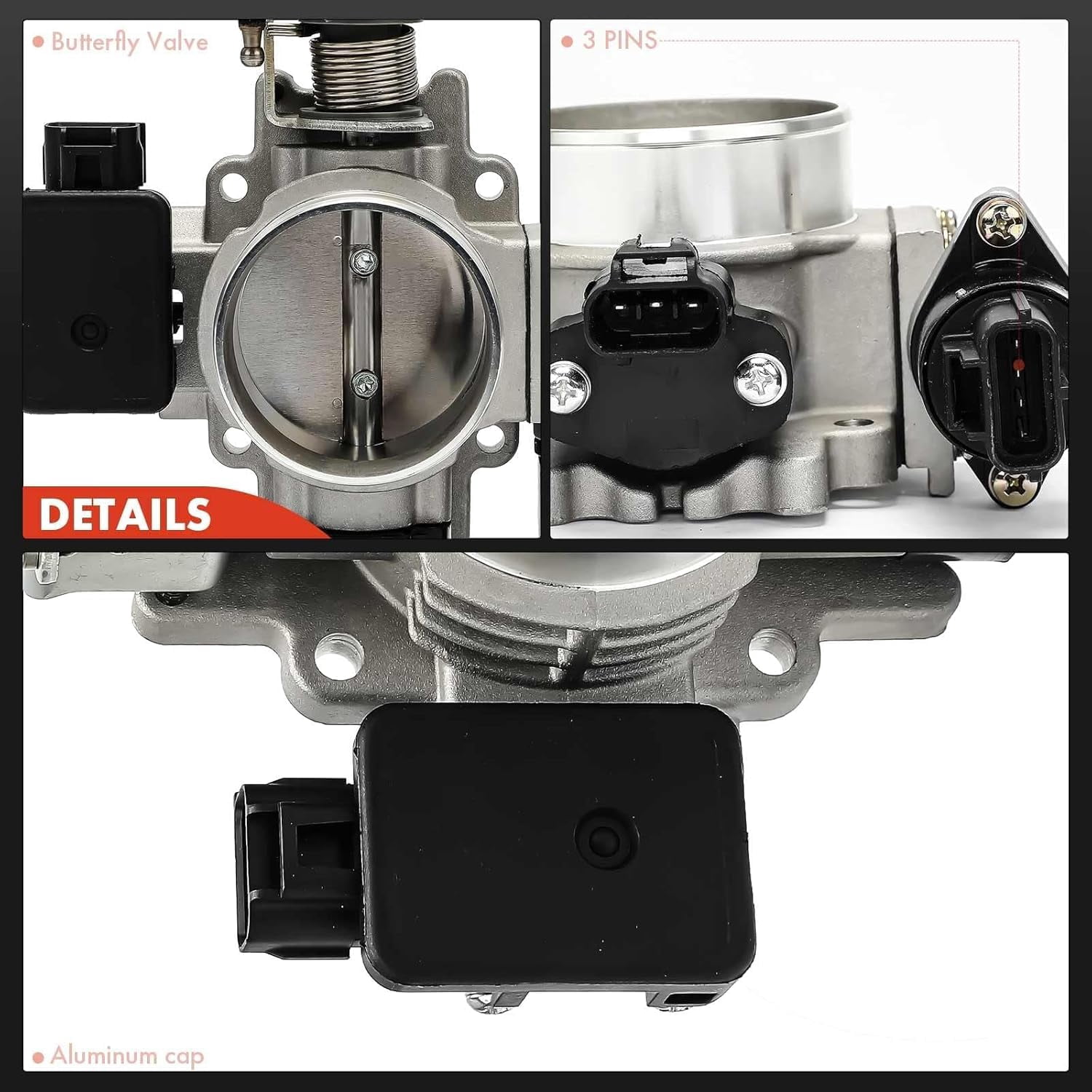 A-Premium Electronic Throttle Body Assembly Compatible with Jeep Grand Cherokee, Wrangler, Cherokee XJ, TJ, 1998-2001, 4.0L