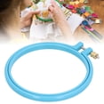 thumbnail image 4 of Cross Stitch Embroidery Circle, Colorful Hoop Ring Embroidery Circle Cross Stitch Embroidery Ring  For DIY For Stitching For Household For Sewing 5in, 4 of 8