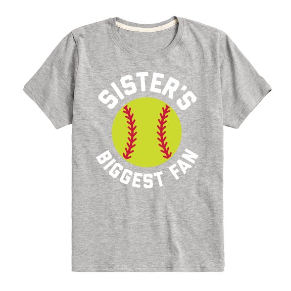 Instant Message - Biggest Fan Sister - Youth Short Sleeve Tee