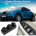 thumbnail image 2 of Interruptor de ventana eléctrica Unique Bargains No.254011KA0A Interruptor de control de ventana para Nissan Juke 1.6L 2015-2017 Negro, 2 of 7