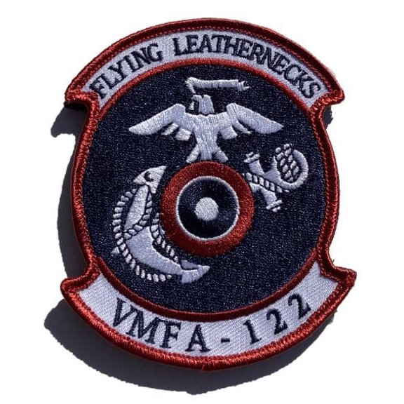 VMFA-122 Flying Leathernecks Patch With Hook and Loop