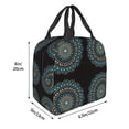 thumbnail image 3 of Balery Mandala Bolsa de Almuerzo Aislada – Caja de Almuerzo con Papel de Aluminio Grueso, Mantiene la Comida Fresca por 4 Horas, 3 of 8