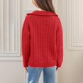 thumbnail image 4 of Sweaters for Women Suitable Fall and Winter Comfortable and resistant to pilling Red L Womens Sweaters, 4 of 5