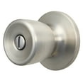 thumbnail image 3 of Mountain Security Privacy Doorknob, Tulip, Stainless Steel Finish, 3 of 6
