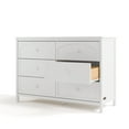 thumbnail image 5 of Graco Olivia 6 Drawer Double Dresser, White, 5 of 11