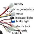 thumbnail image 3 of 24V Para scooter eléctrico, bicicleta, motor, controlador cepillado y agarre giratorio del acelerador, 3 of 5