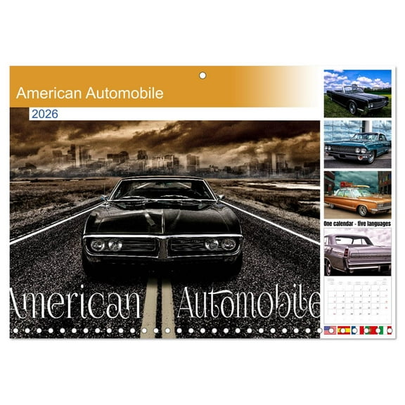 American Automobile (Monthly Wall Calendar 2026 11.7 x 16.5 (open)), CALVENDO 14 Month Calendar