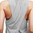 thumbnail image 6 of Tank Tops for Women, Yigetop Workout Tops for Women Yoga Athletic Shirts Long Tank Tops Gym Workout Clothes Workout Tank Tops Woman Grey L, 6 of 8