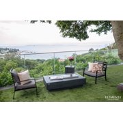 Elementi Hampton 56 Fire Table - Dark Gray, Natural Gas