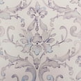 thumbnail image 3 of SoHome Cozy Living Watercolor Damask Runner Anti-Fatigue Kitchen Mat, Cream/Blue, 17.5"x55", 3 of 9